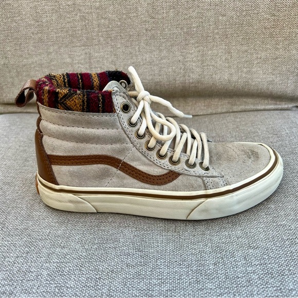 Vans Sk8-Hi MTE 3M Scotchgard Gray Suede Sneakers 721454 Men’s 4 / Women’s 5.5 - Picture 3 of 13